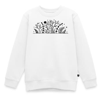 Planter - Sweat Premium enfant bio - blanc - Devant - AI Model Kid Male (0cm)