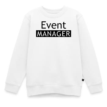 Event Manager Balken - Kinder Premium Organic Sweatshirt - Weiß - Vorne - AI Model Kid Male (0cm)