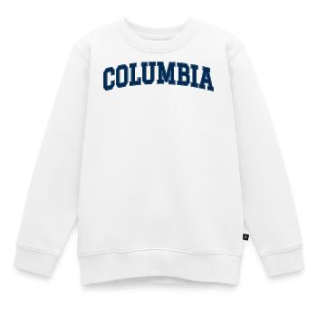 Columbia Hochschulbogen - Kinder Premium Organic Sweatshirt - Weiß - Vorne - AI Model Kid Male (0cm)