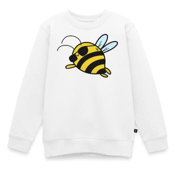 Abeilles Abeilles - Sweat Premium enfant bio - blanc - Devant - AI Model Kid Male (0cm)