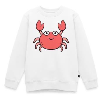 Crabe crabe - Sweat Premium enfant bio - blanc - Devant - AI Model Kid Male (0cm)