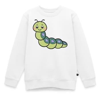 Chenille - Sweat Premium enfant bio - blanc - Devant - AI Model Kid Male (0cm)