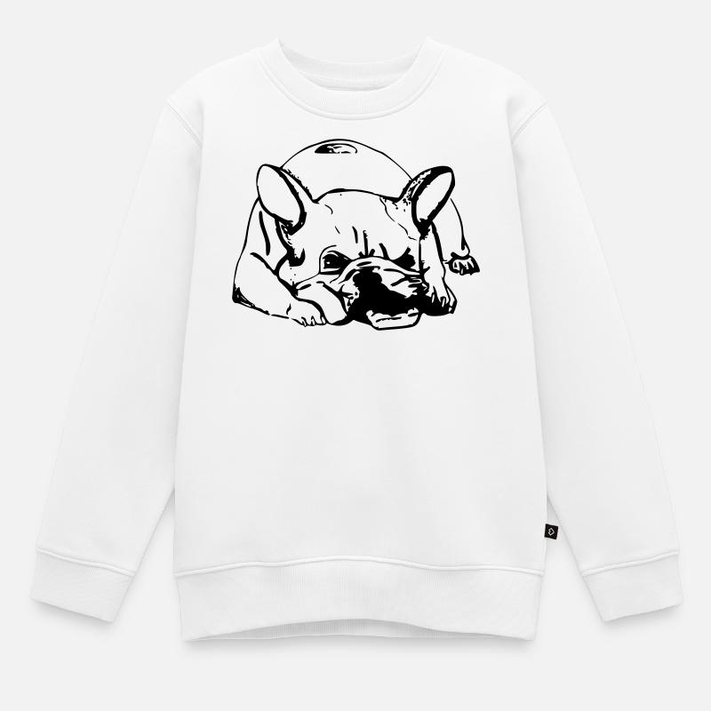 Maurice - Sweat Premium enfant bio - blanc