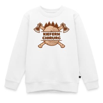 Kiefern Chirurg - Kinder Premium Organic Sweatshirt - Weiß - Vorne - AI Model Kid Male (0cm)