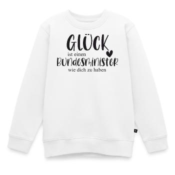 Bundesminister Politik Geschenk Danke - Kinder Premium Organic Sweatshirt - Weiß - Vorne - AI Model Kid Male (0cm)