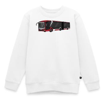 Bus - Sweat Premium enfant bio - blanc - Devant - AI Model Kid Male (0cm)