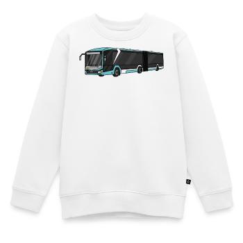 Bus, Schulbus, Busfahrer - Kinder Premium Organic Sweatshirt - Weiß - Vorne - AI Model Kid Male (0cm)