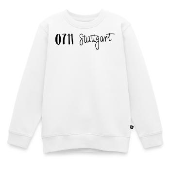 0711 Stuttgart, Allemagne - Sweat Premium enfant bio - blanc - Devant - AI Model Kid Male (0cm)