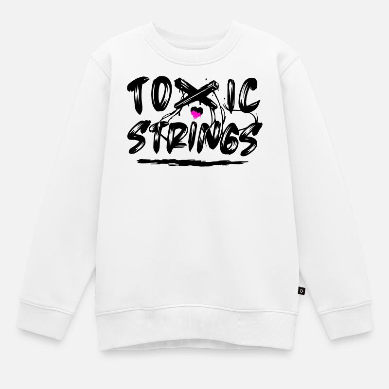 Cordes toxiques 2 Couleur - Sweat Premium enfant bio - blanc