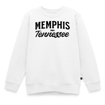 Memphis Tennessee Gründungsjahr Design - Kinder Premium Organic Sweatshirt - Weiß - Vorne - AI Model Kid Male (0cm)