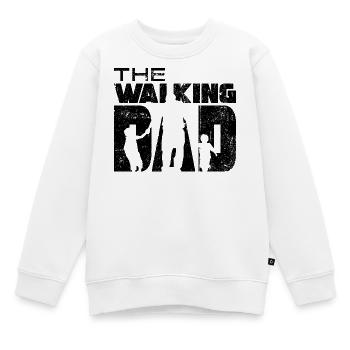 The walking dad - Kids Premium Organic Sweatshirt - white - Front - AI Model Kid Male (0cm)