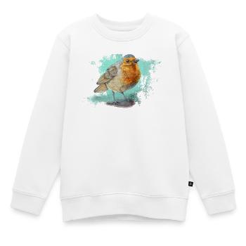Das Rotkelchen - Kinder Premium Organic Sweatshirt - Weiß - Vorne - AI Model Kid Male (0cm)
