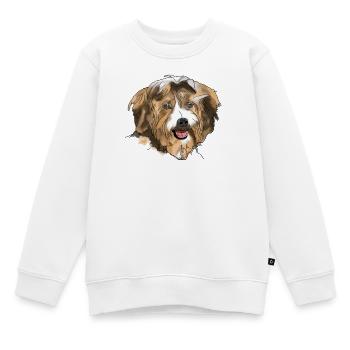 Havanais - Sweat Premium enfant bio - blanc - Devant - AI Model Kid Male (0cm)
