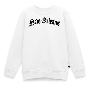 Nouvelle-Orléans - Sweat Premium enfant bio - blanc - Devant - AI Model Kid Male (0cm)