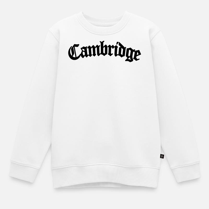 cambridge - Kinder Premium Organic Sweatshirt - Weiß