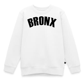 bronx shirt - Kinder Premium Organic Sweatshirt - Weiß - Vorne - AI Model Kid Male (0cm)