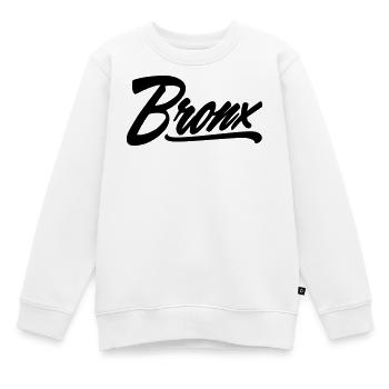 bronx shirt - Kinder Premium Organic Sweatshirt - Weiß - Vorne - AI Model Kid Male (0cm)