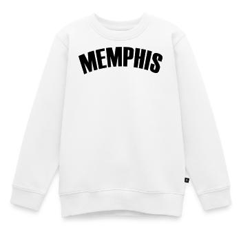 memphis shirt - Kinder Premium Organic Sweatshirt - Weiß - Vorne - AI Model Kid Male (0cm)