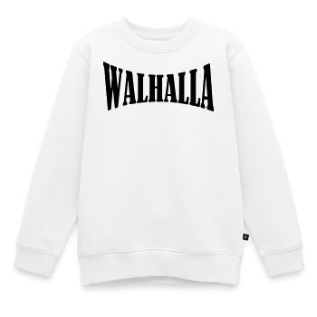 walhalla viking wikinger shirt - Kinder Premium Organic Sweatshirt - Weiß - Vorne - AI Model Kid Male (0cm)