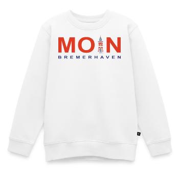 Moin Bremerhaven, Denkmal Pingelturm, Deutschland - Kinder Premium Organic Sweatshirt - Weiß - Vorne - AI Model Kid Male (0cm)
