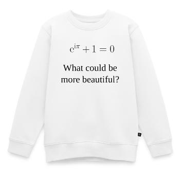 Euler-Formel - Kinder Premium Organic Sweatshirt - Weiß - Vorne - AI Model Kid Male (0cm)