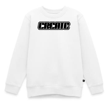 Créer un lettrage - Sweat Premium enfant bio - blanc - Devant - AI Model Kid Male (0cm)