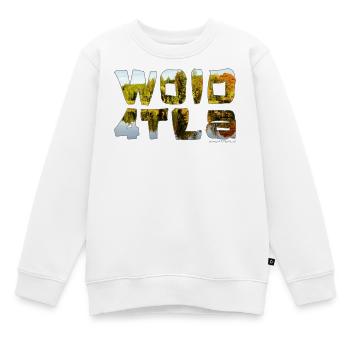 woid4tla - Wald4tler, dialecte autrichien - Sweat Premium enfant bio - blanc - Devant - AI Model Kid Male (0cm)