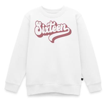 Seize 16e anniversaire pour les filles de 16 ans - Sweat Premium enfant bio - blanc - Devant - AI Model Kid Male (0cm)