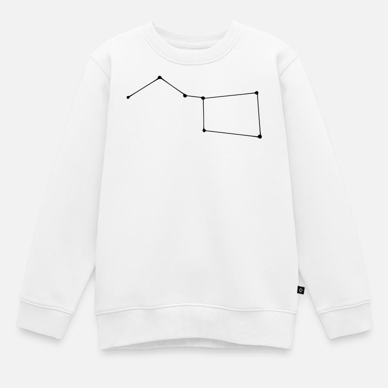 Constellation de la Grande Ourse - Sweat Premium enfant bio - blanc
