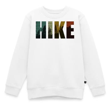 Wanderung - Kinder Premium Organic Sweatshirt - Weiß - Vorne - AI Model Kid Male (0cm)