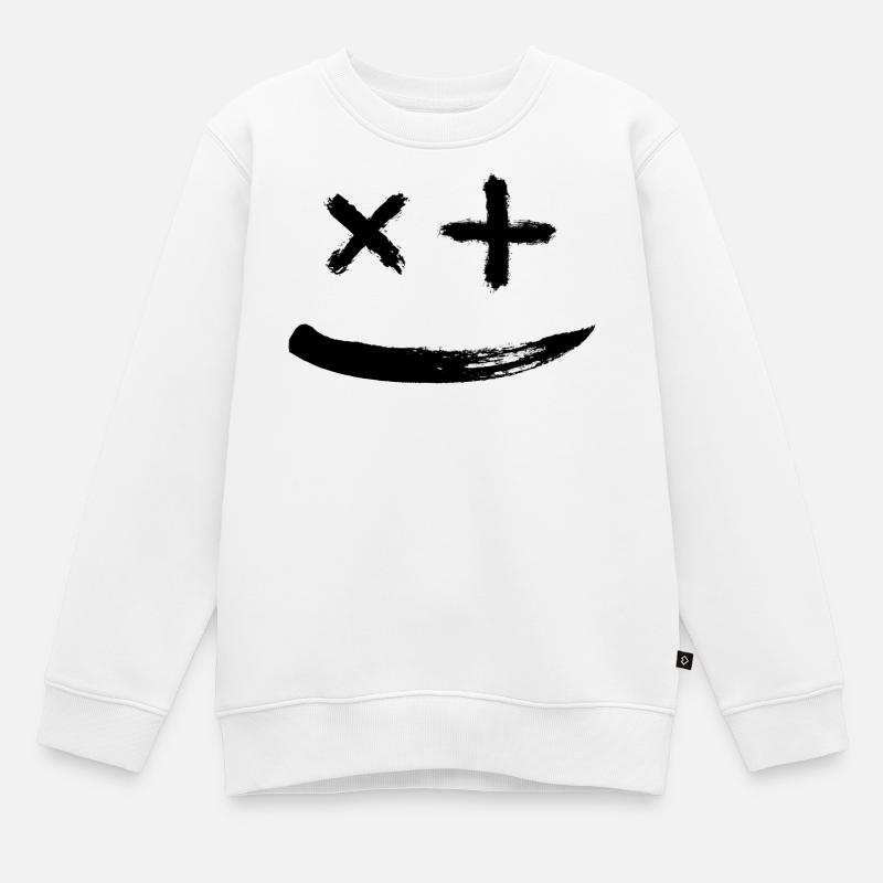 Souriez 4 vous - Sweat Premium enfant bio - blanc