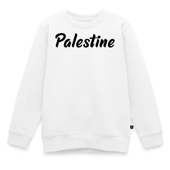 Palestine - Sweat Premium enfant bio - blanc - Devant - AI Model Kid Male (0cm)