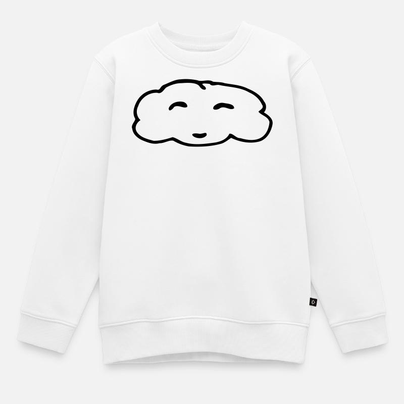 Nuage - Sweat Premium enfant bio - blanc