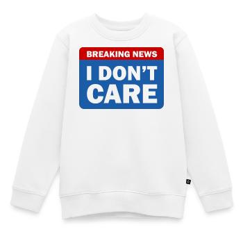 Neueste Nachrichten - Kinder Premium Organic Sweatshirt - Weiß - Vorne - AI Model Kid Male (0cm)