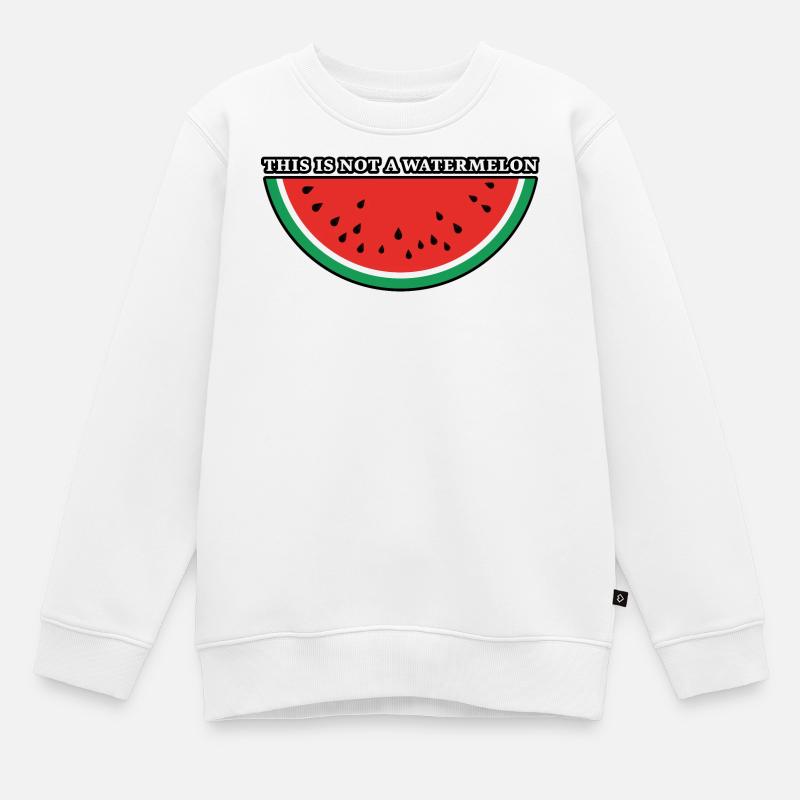 This Is Not A Watermelon - Sweat Premium enfant bio - blanc