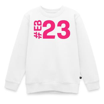EB23-KARTON - Kinder Premium Organic Sweatshirt - Weiß - Vorne - AI Model Kid Male (0cm)