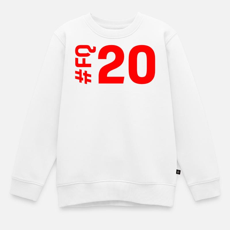 FQ20 - Sweat Premium enfant bio - blanc