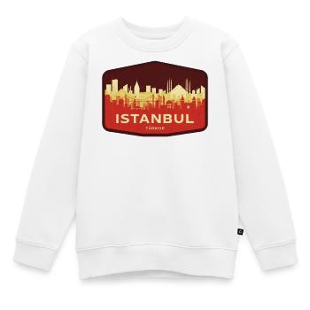 Istanbul Skyline - Kinder Premium Organic Sweatshirt - Weiß - Vorne - AI Model Kid Male (0cm)