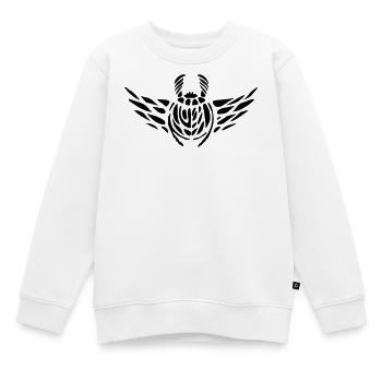 Skarabaeus - Kinder Premium Organic Sweatshirt - Weiß - Vorne - AI Model Kid Male (0cm)