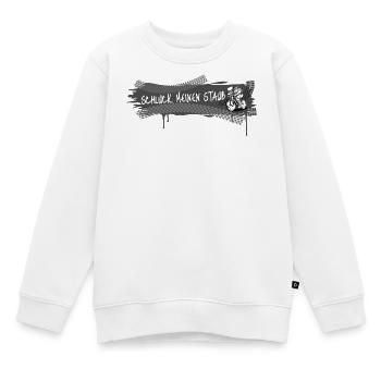 Schluck Meinen Staub Biker Grunge - Kinder Premium Organic Sweatshirt - Weiß - Vorne - AI Model Kid Male (0cm)