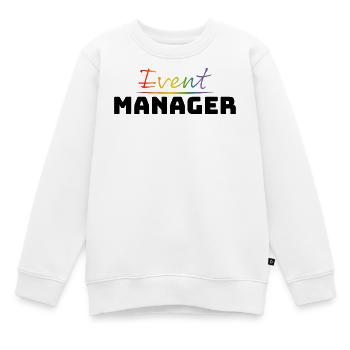 T-shirt pour CSD LGBT Event Manager - Sweat Premium enfant bio - blanc - Devant - AI Model Kid Male (0cm)