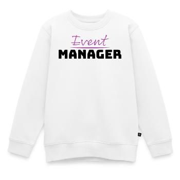 Tshirt fuer Event Manager - Kinder Premium Organic Sweatshirt - Weiß - Vorne - AI Model Kid Male (0cm)