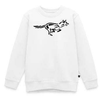 Renard courant - Sweat Premium enfant bio - blanc - Devant - AI Model Kid Male (0cm)