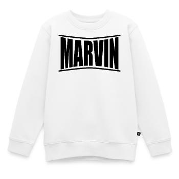 T-Shirt Marvin T-Shirt Geschenkidee - Kinder Premium Organic Sweatshirt - Weiß - Vorne - AI Model Kid Male (0cm)