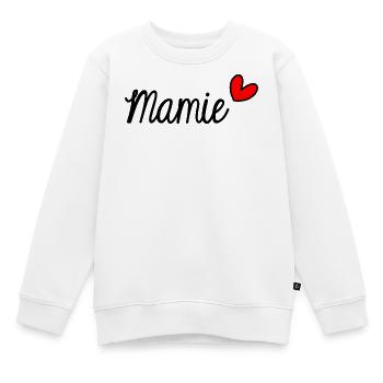 OMA. OMA - Kinder Premium Organic Sweatshirt - Weiß - Vorne - AI Model Kid Male (0cm)