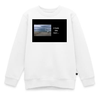 Streetwear fühlt sich an wie Regen - Kinder Premium Organic Sweatshirt - Weiß - Vorne - AI Model Kid Male (0cm)