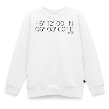Coordinates Geneva - Kids Premium Organic Sweatshirt - white - Front - AI Model Kid Male (0cm)