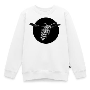 Guêpe - Abeille - Insecte - Sweat Premium enfant bio - blanc - Devant - AI Model Kid Male (0cm)