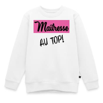 VIELEN DANK. DANKE. VIELEN DANK. JAHRESTAG. GEBURT. - Kinder Premium Organic Sweatshirt - Weiß - Vorne - AI Model Kid Male (0cm)