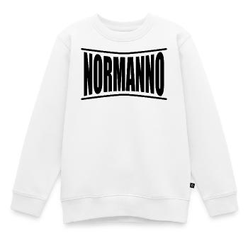 Idée cadeau t-shirt t-shirt normand - Sweat Premium enfant bio - blanc - Devant - AI Model Kid Male (0cm)